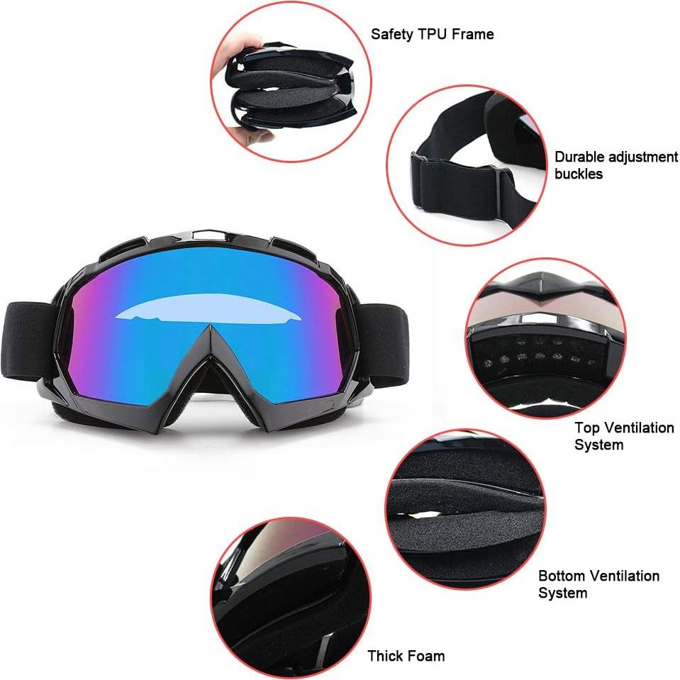 Gafas de Motocross SPOSUNE ATV UV400 para Hombres y Mujeres