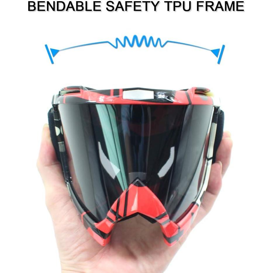 Gafas de Motocross SPOSUNE UV400 para ATV y Dirt Bike