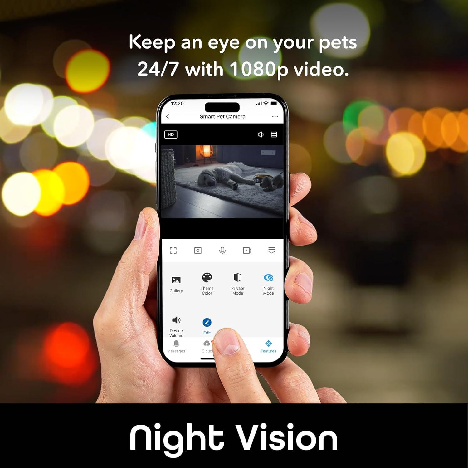 Comedero Inteligente Geeni 6L con Cámara 1080p y WiFi