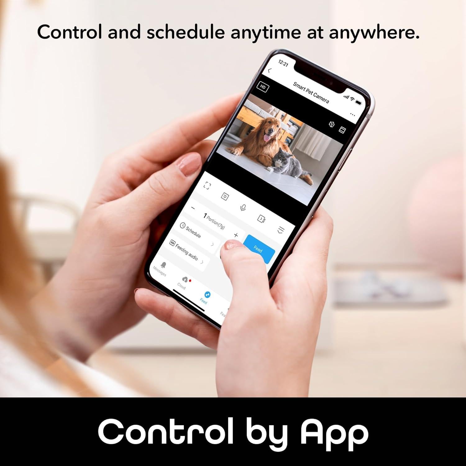 Comedero Inteligente Geeni 6L con Cámara 1080p y WiFi