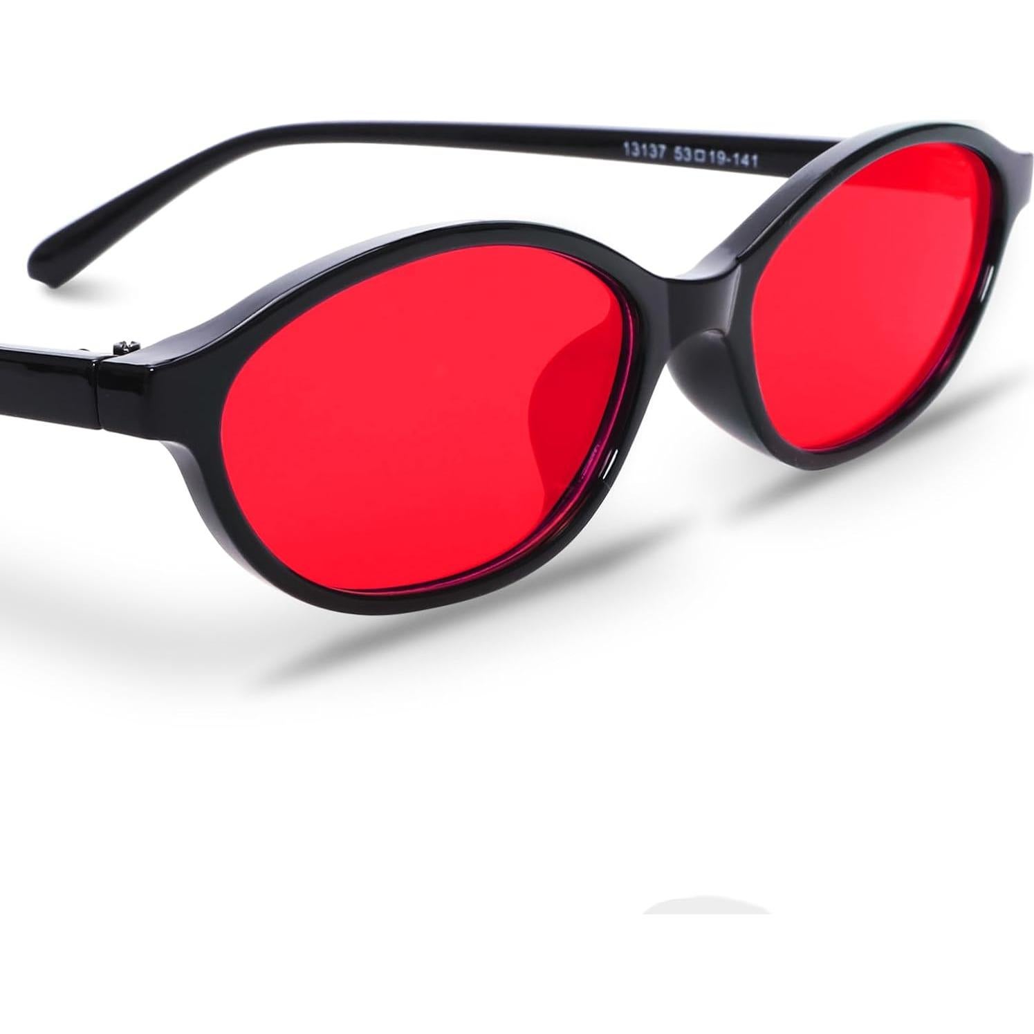 Gafas de sol retro GUVIVI ovaladas UV protección mujeres