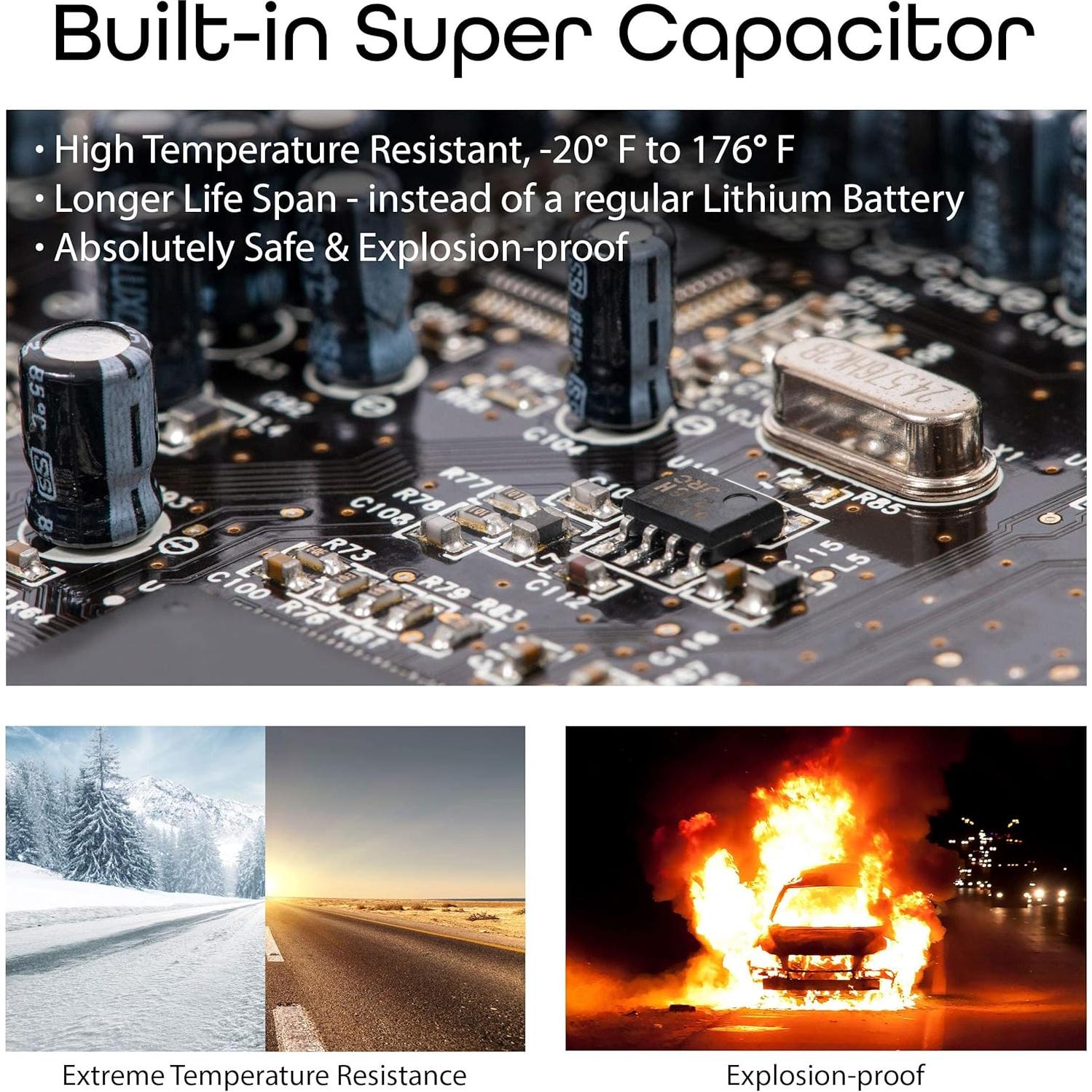 Cámara Rexing V3 Doble Frontal y Cabina Full HD 1080p