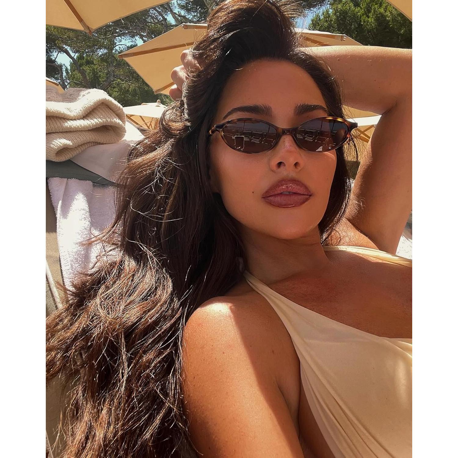 Gafas de sol ovaladas GUVIVI estilo años 90 protección UV