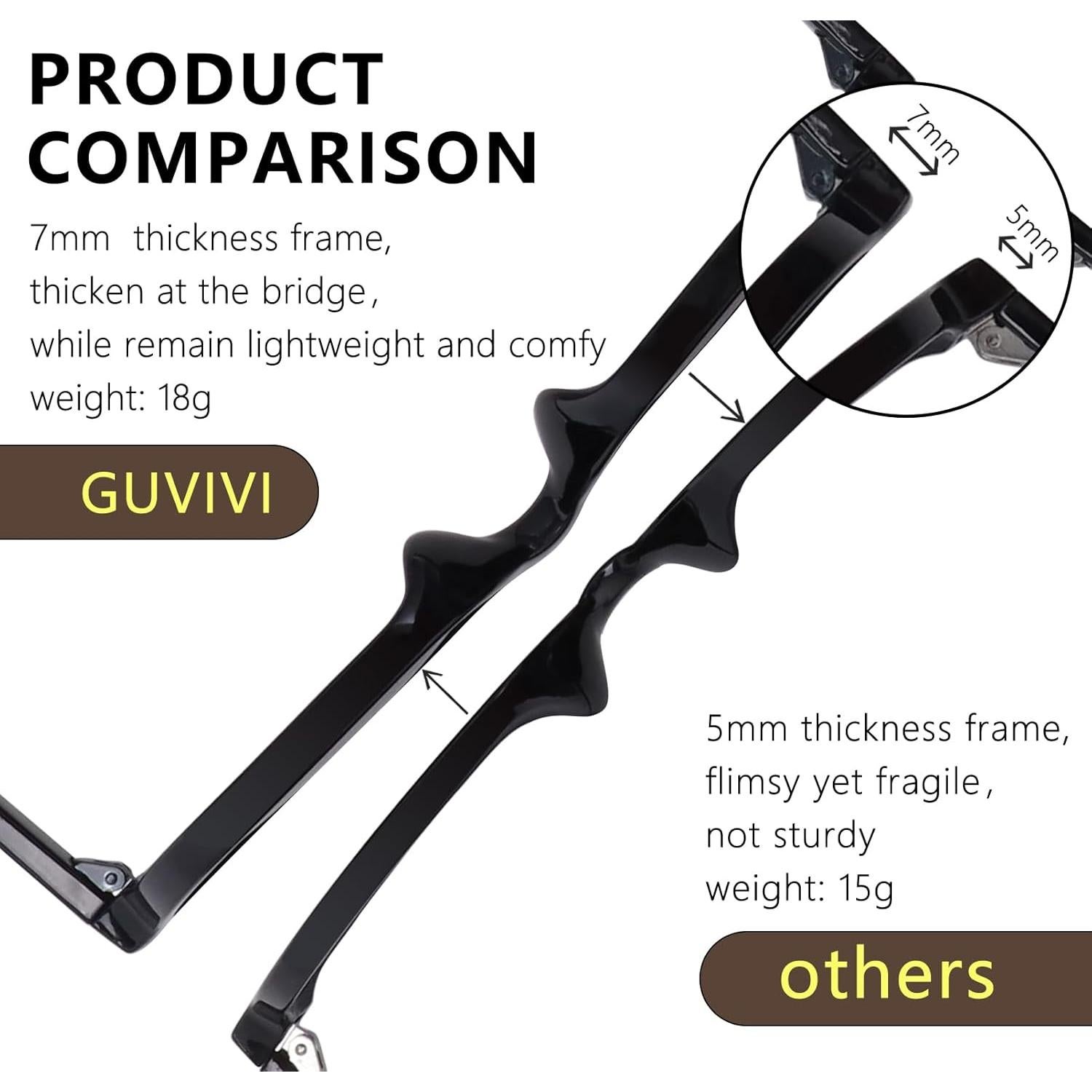 Gafas de sol ovaladas GUVIVI modelo GV13137 protección UV