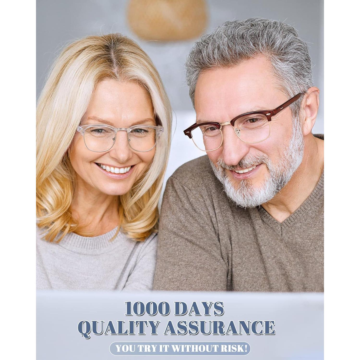 Gafas de Lectura CCVOO 3 Paquetes UV400 Retro Unisex