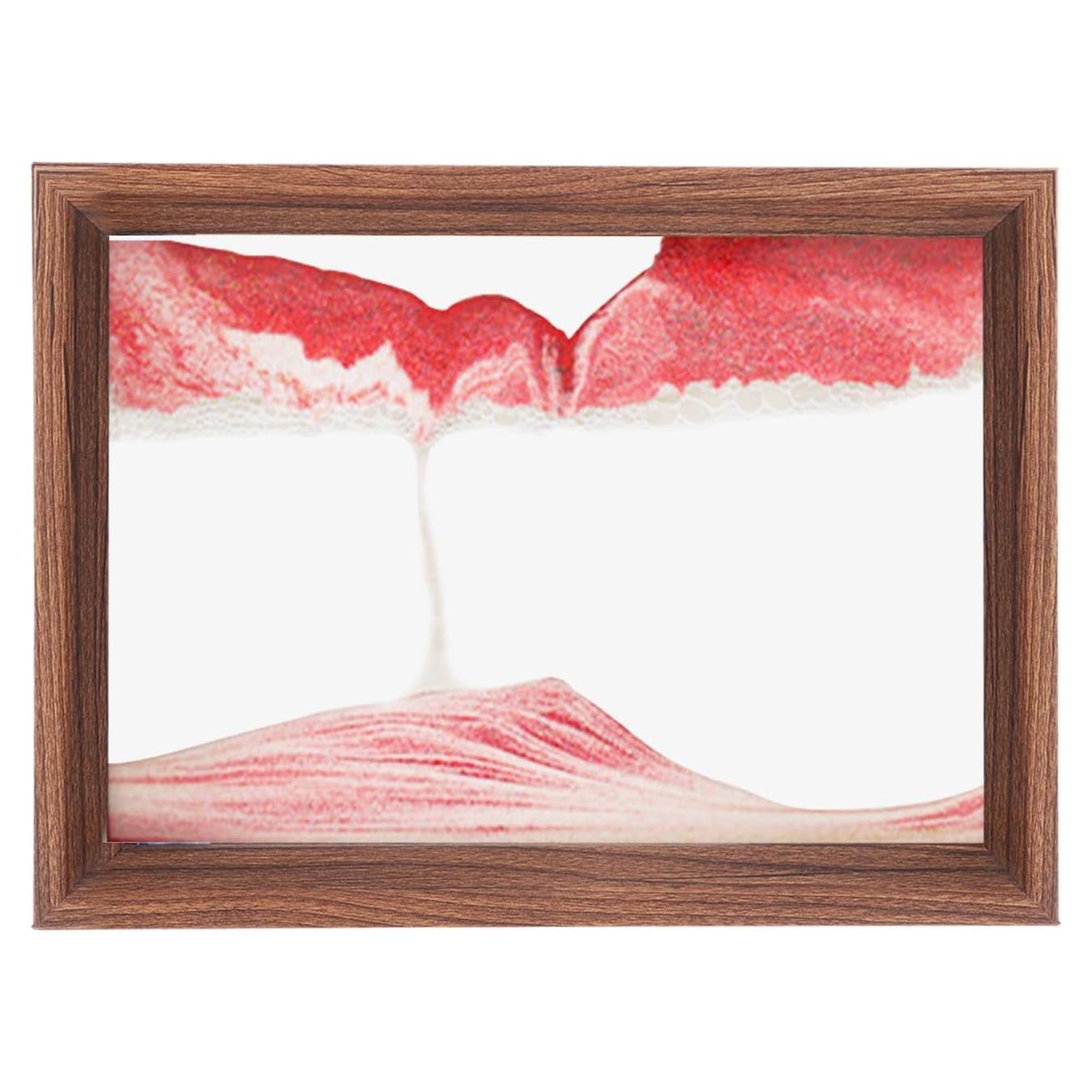 Arte de Arena en Movimiento AzureLeap 20.32cm Rojo 3D Decoración