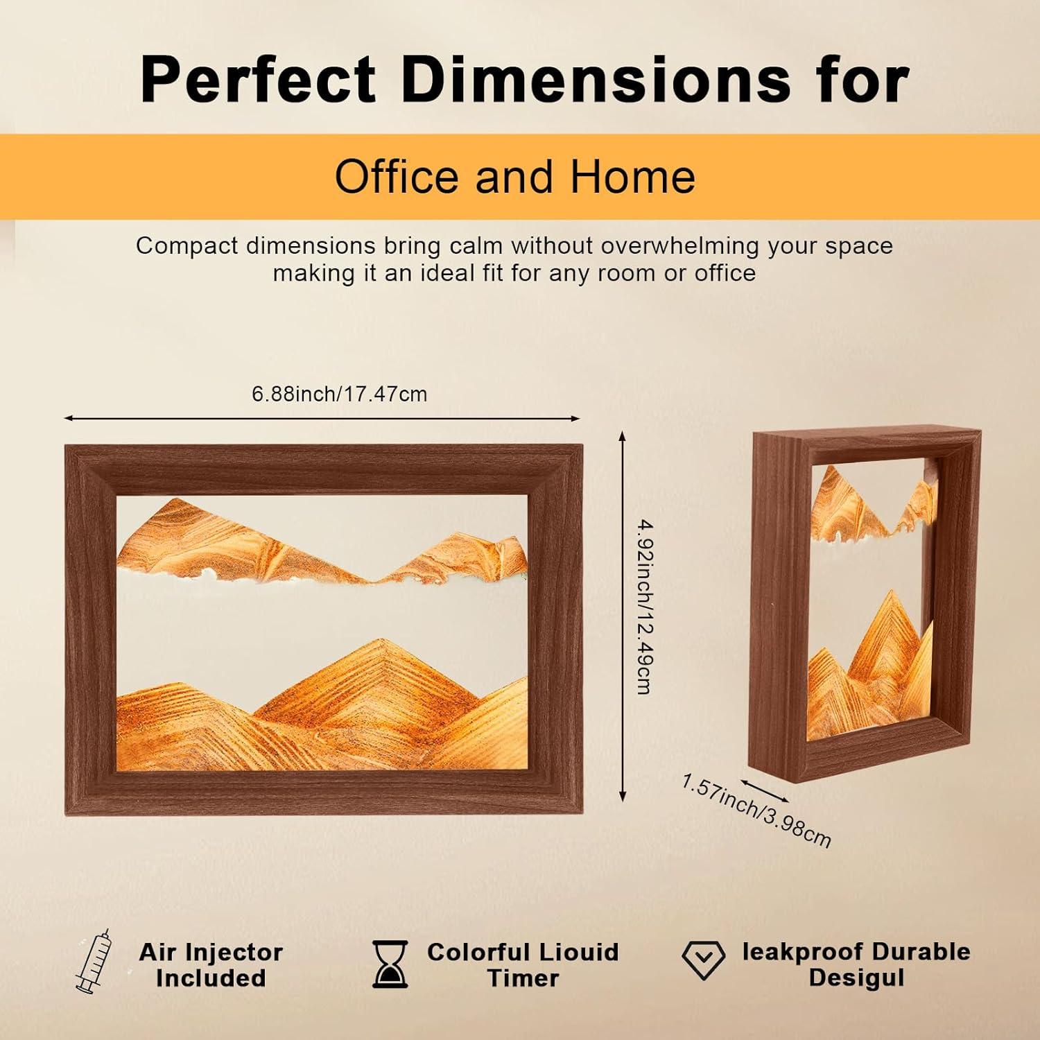 Arte de Arena en Movimiento AzureLeap 15.24cm Amarillo
