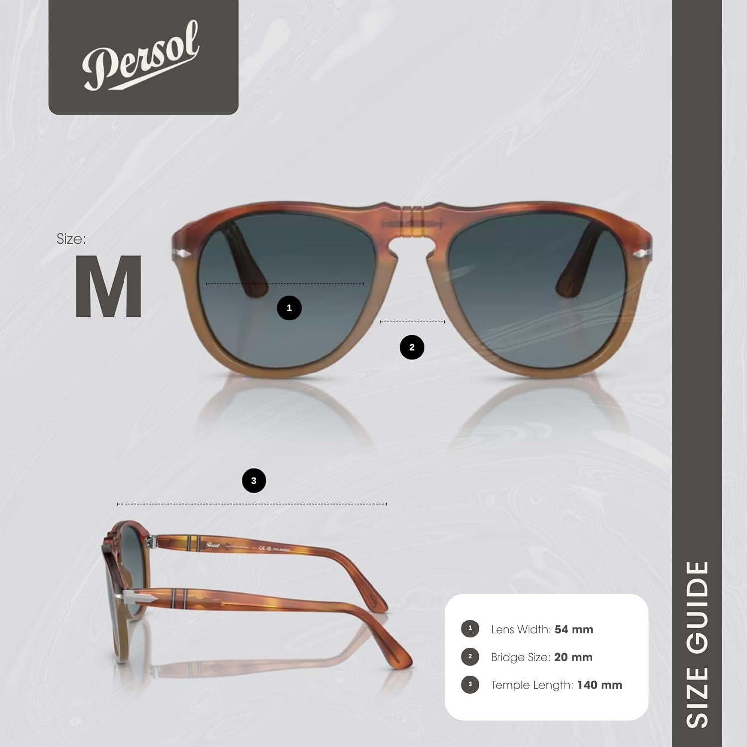 Gafas de Sol Persol PO0649 para Hombres + Kit iWear