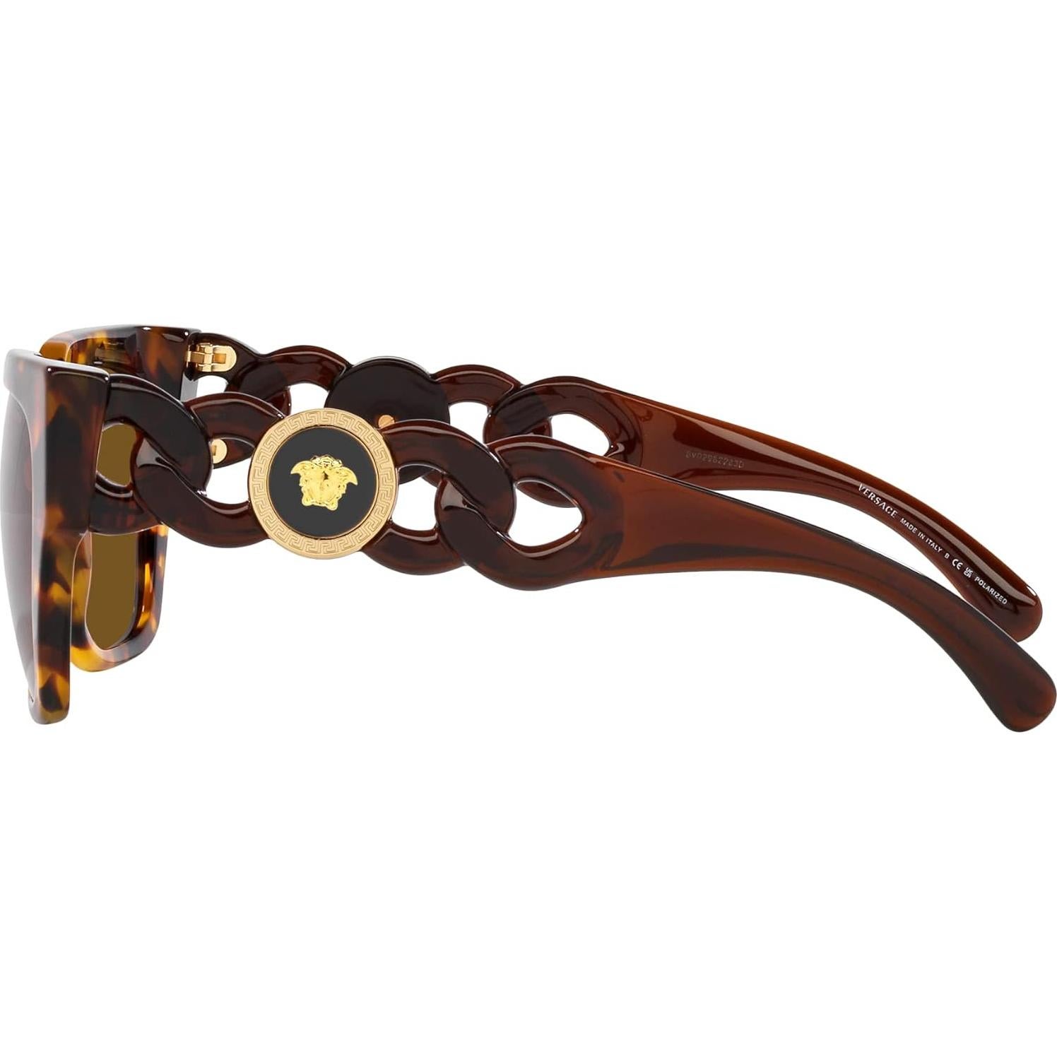 Gafas de sol Versace Mujer Marco Negro Lentes Gris 53mm