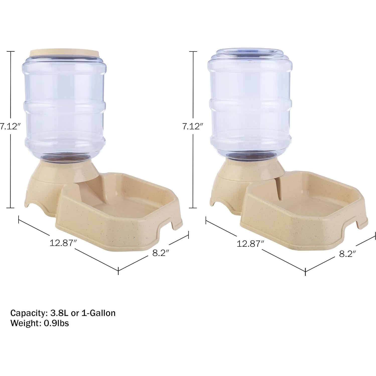 Dispensador Automático de Comida y Agua PETMAKER 3.8L