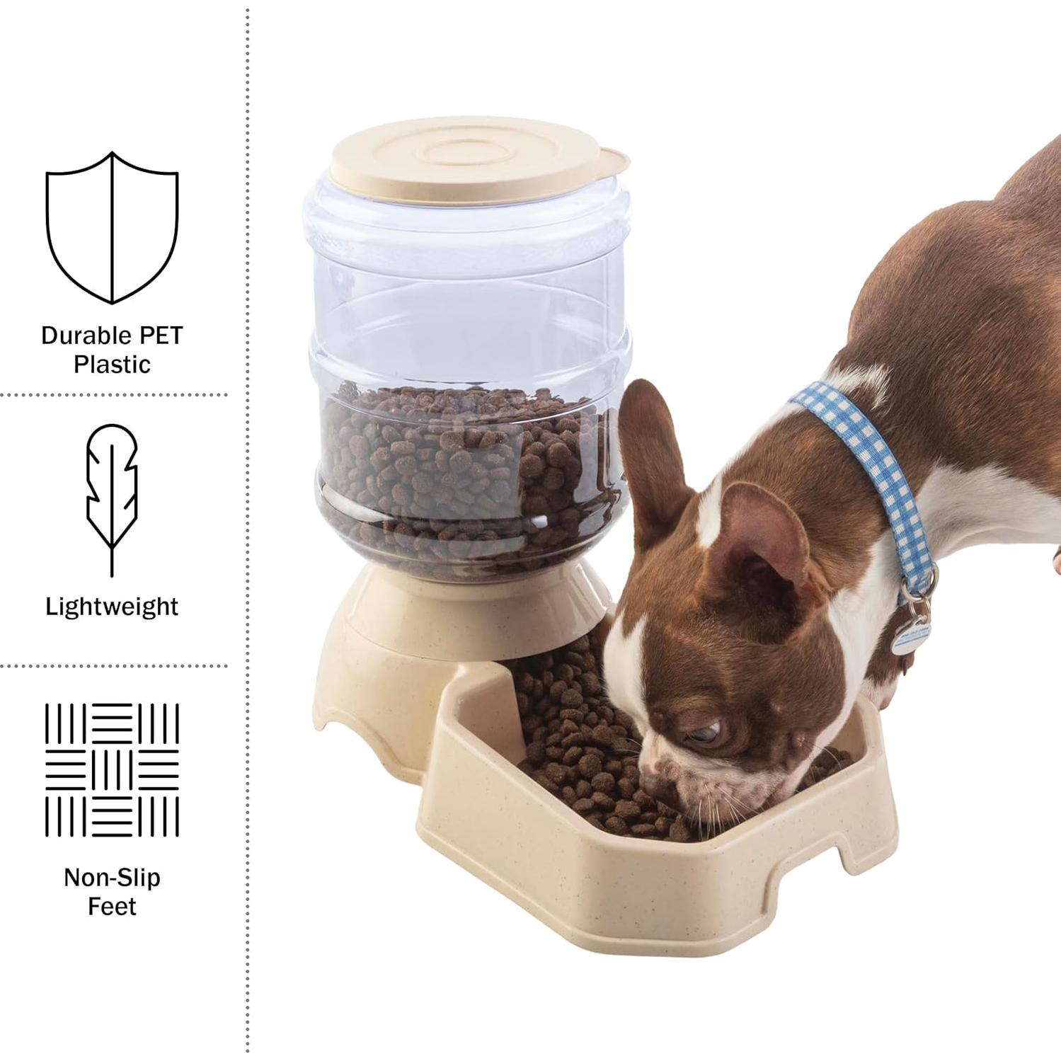 Dispensador Automático de Comida y Agua PETMAKER 3.8L