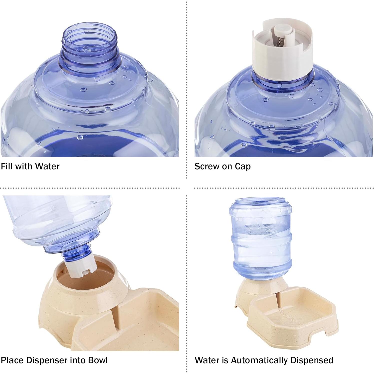 Dispensador Automático de Comida y Agua PETMAKER 3.8L