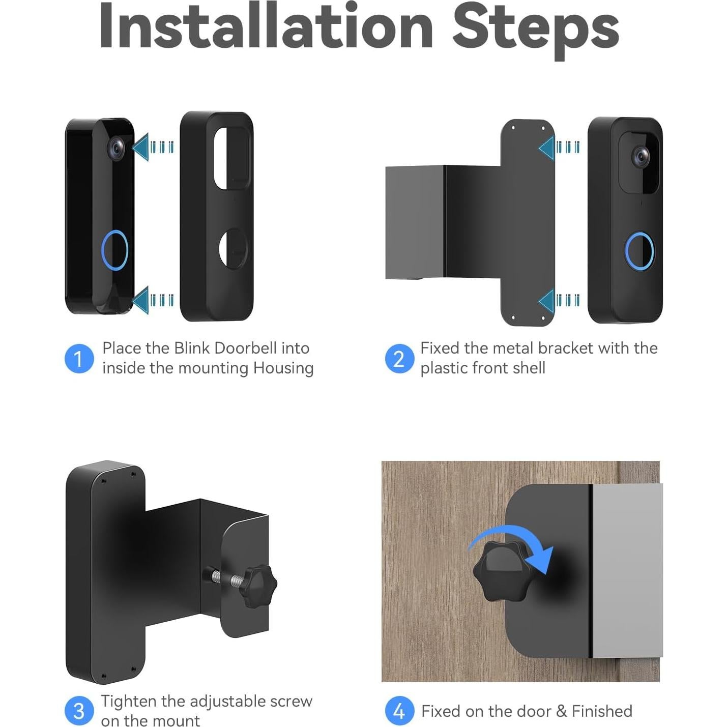 Soporte Antirrobo para Timbre Blink 1ra Generación Tizomi