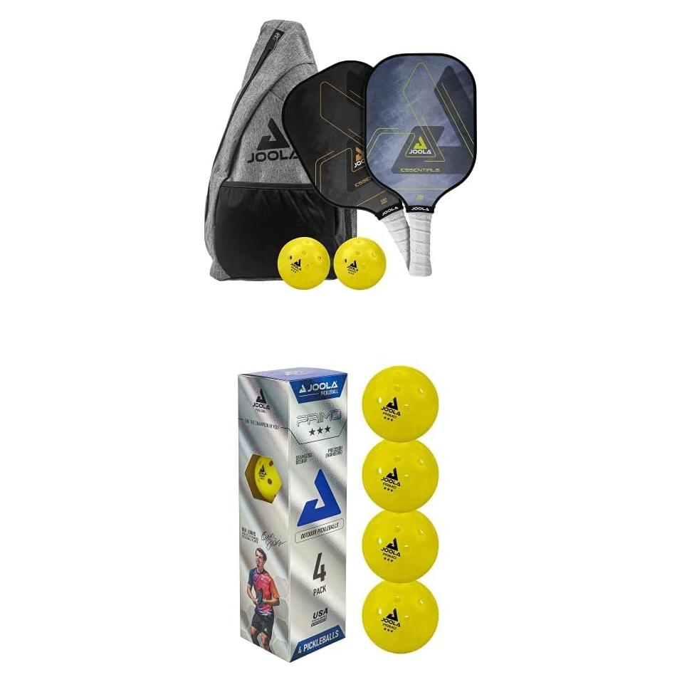 Conjunto de Pickleball JOOLA Essentials - 2 Raquetas, 2 Pelotas