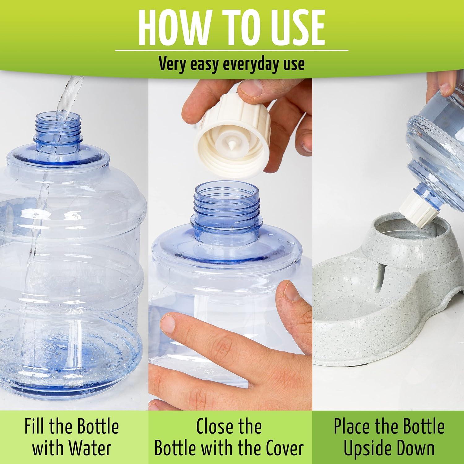 Dispensador Automático de Comida y Agua ZONETECH 3.7L