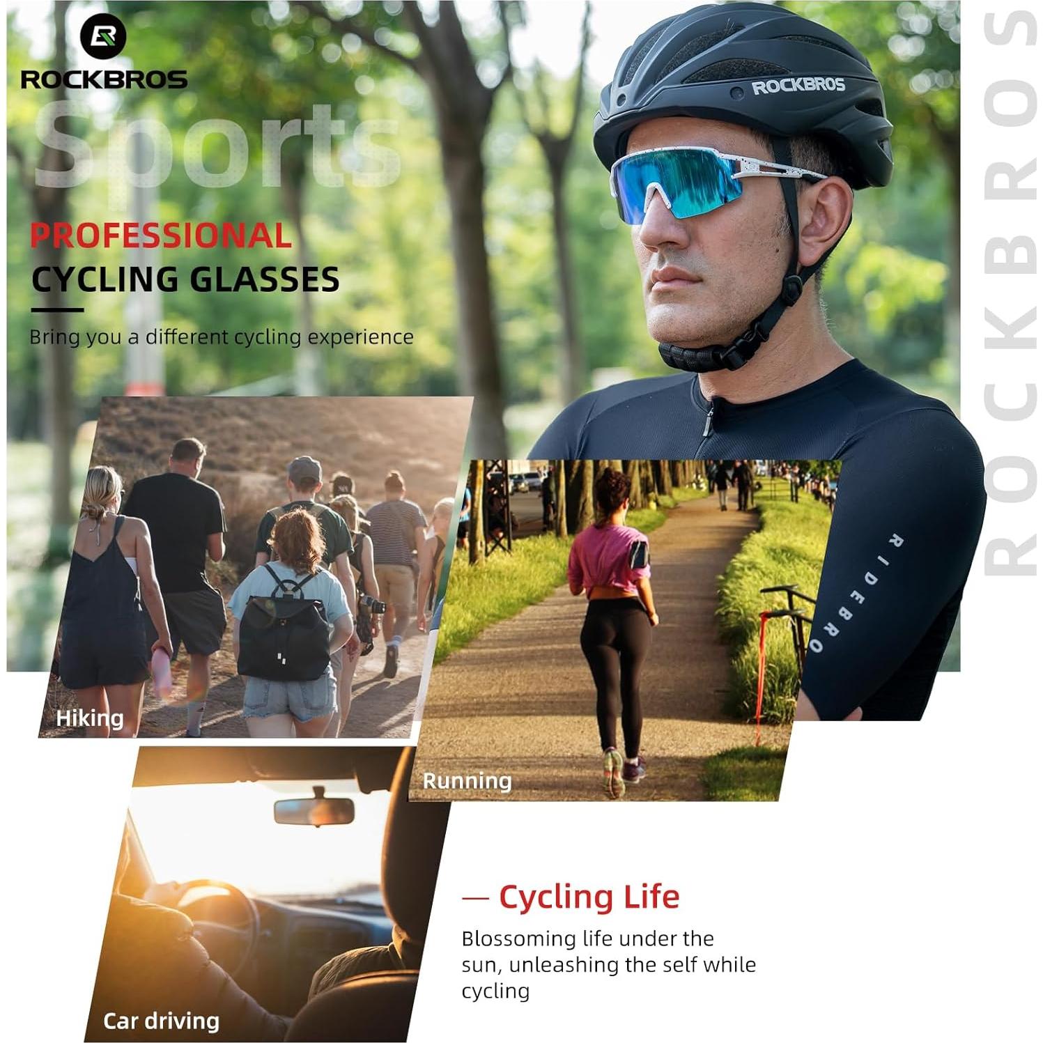 Gafas de sol ROCKBROS fotocromáticas UV400 para deportes