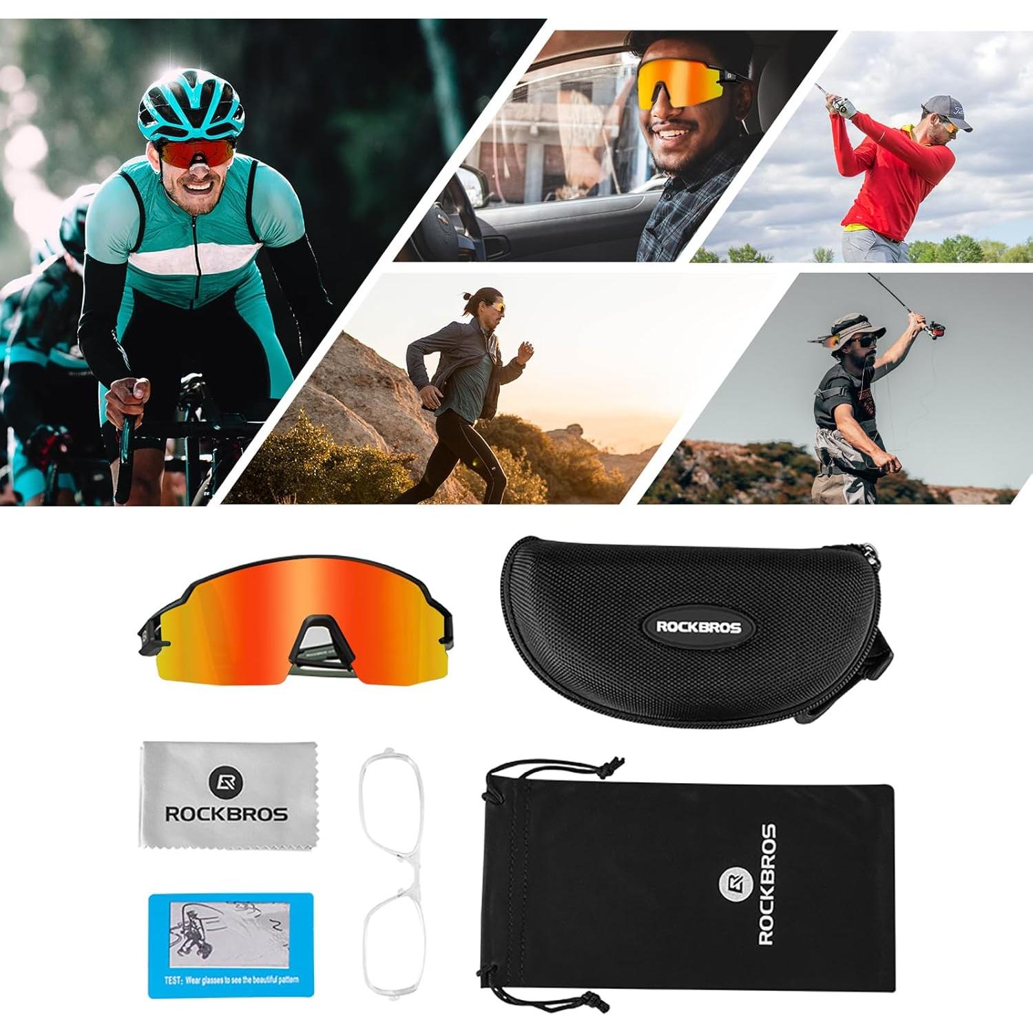 Gafas de Sol ROCKBROS Fotoquímicas UV400 para Ciclismo