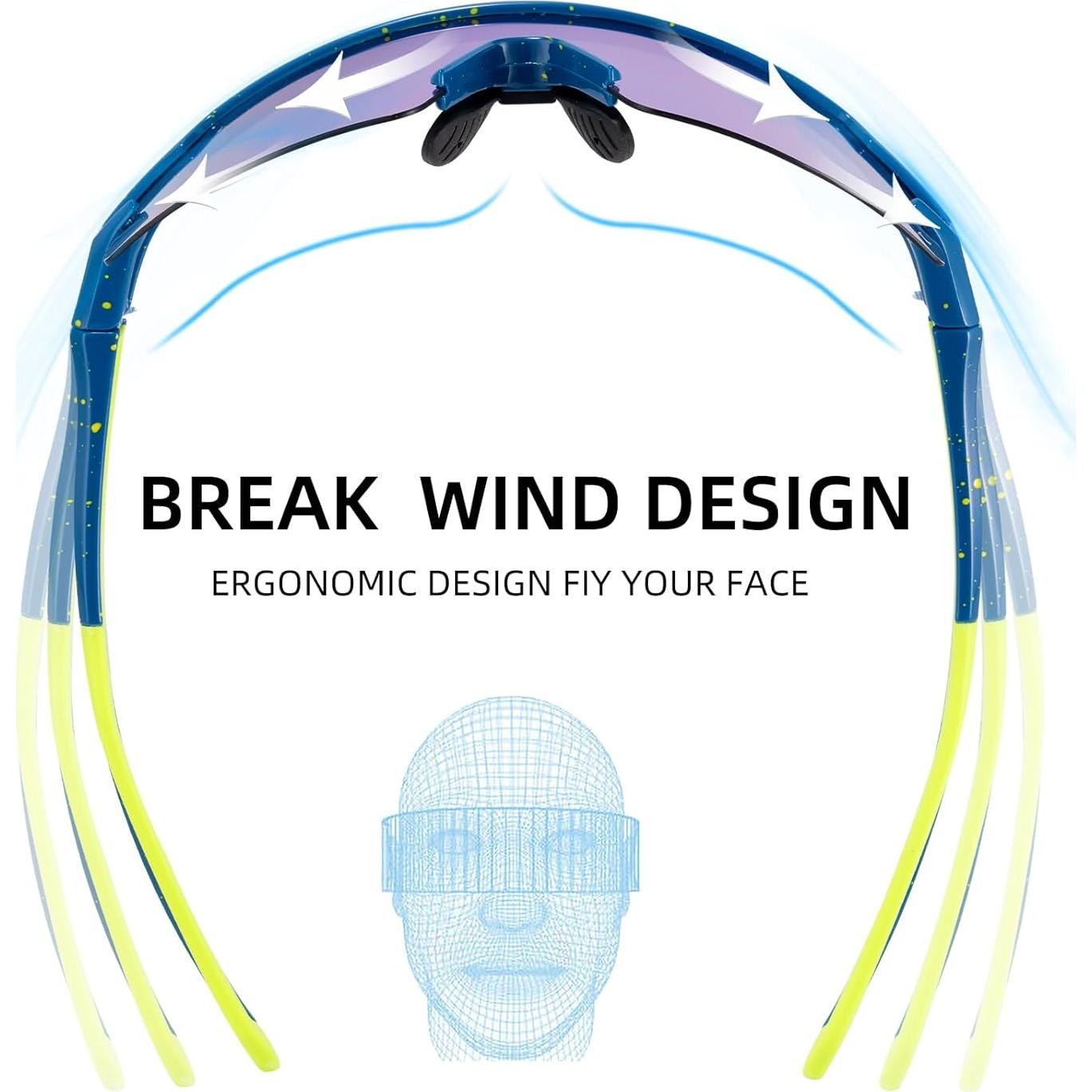 Gafas de sol ROCKBROS fotocromáticas UV400 para deportes