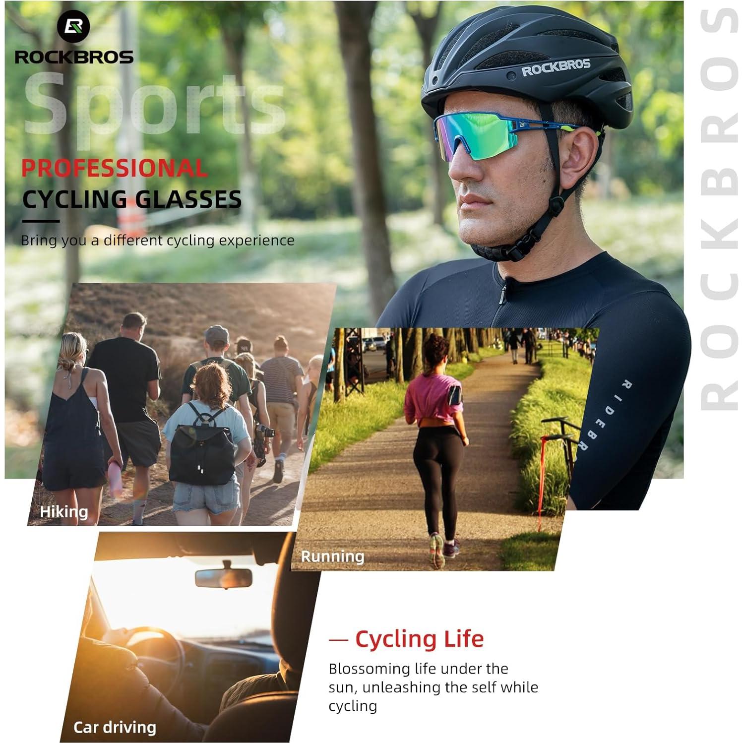 Gafas de sol ROCKBROS fotocromáticas UV400 para deportes