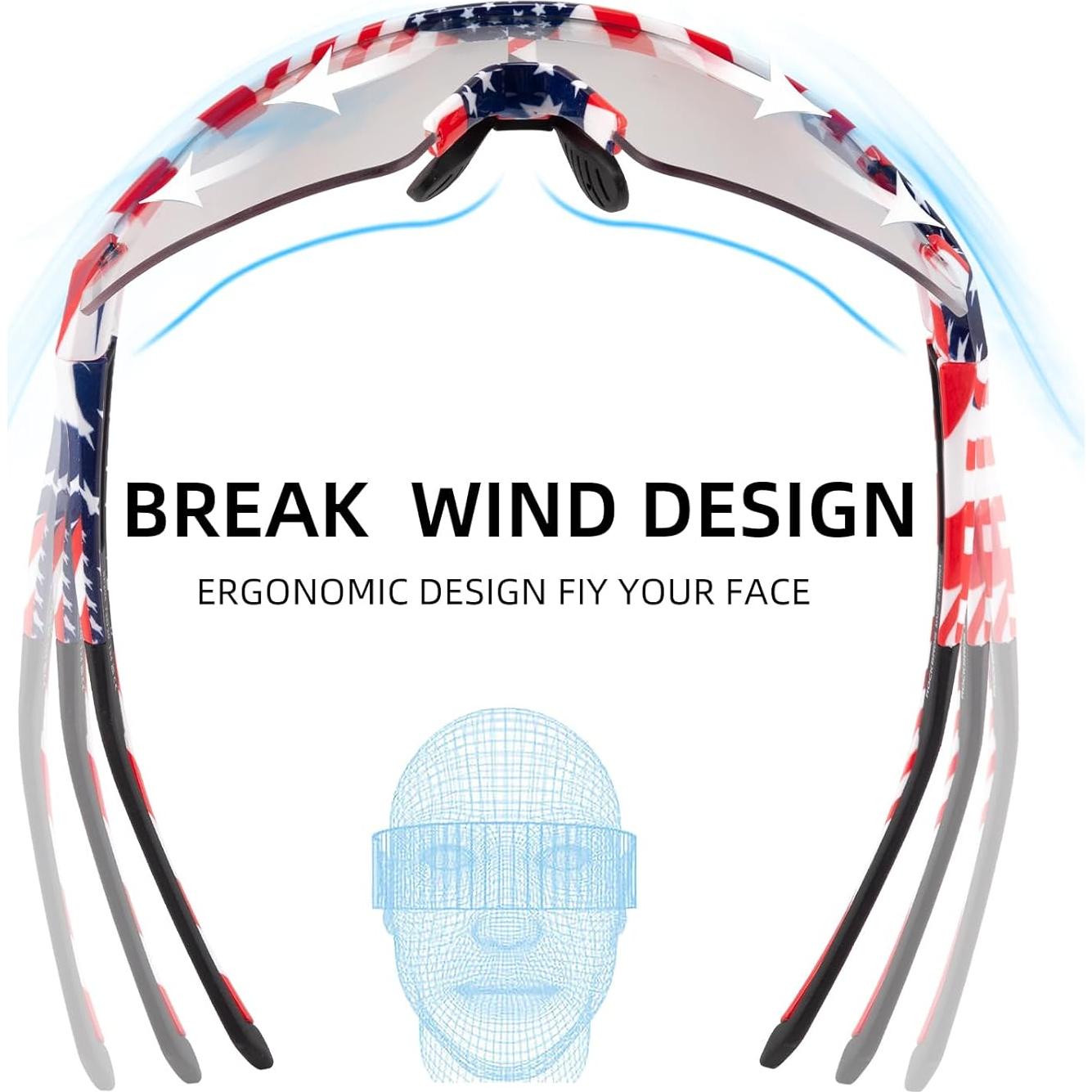 Gafas de sol ROCKBROS fotocromáticas UV400 para ciclismo