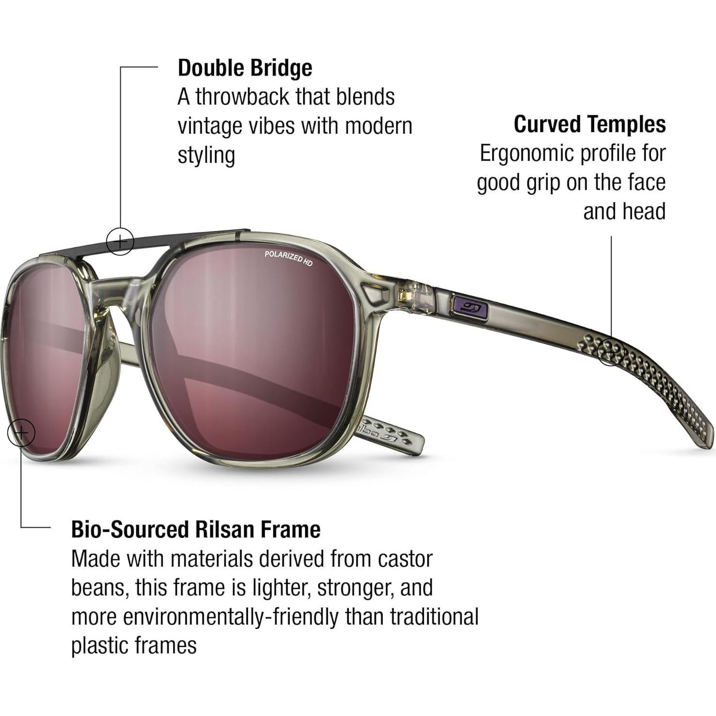 Gafas de sol Julbo Slack polarizadas para hombres y mujeres