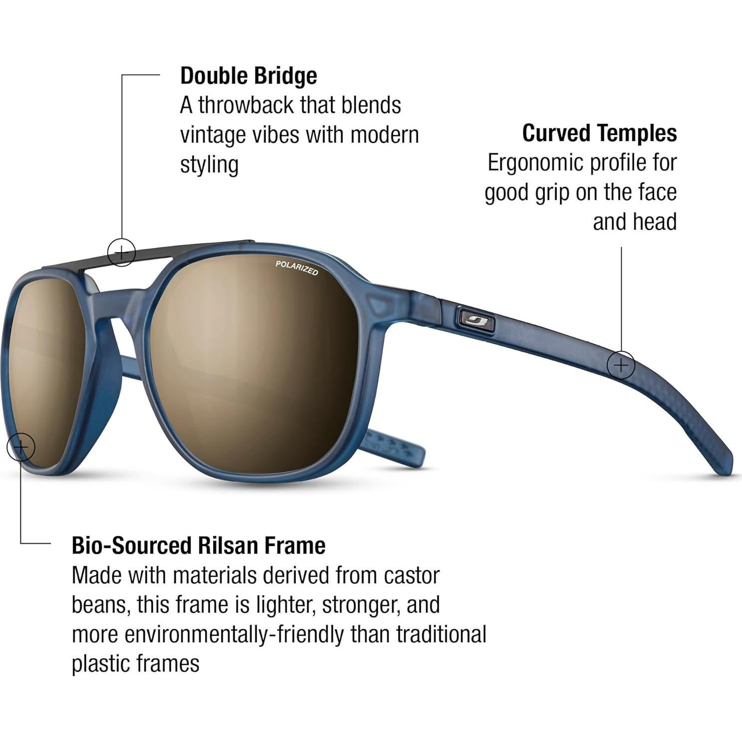 Gafas de sol Julbo Slack polarizadas UV 100% para unisex