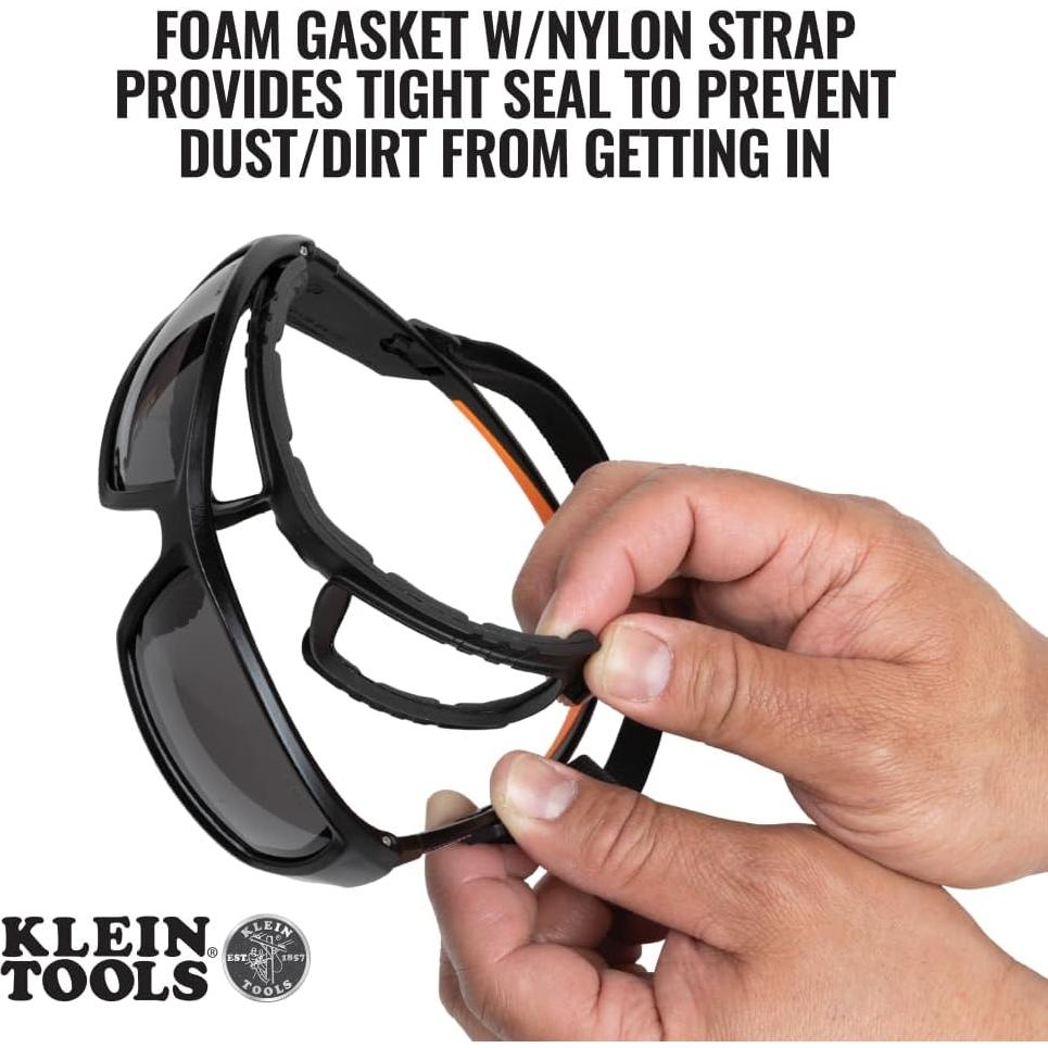 Gafas de Seguridad Klein Tools 60471, Lente Gris, Antivaho
