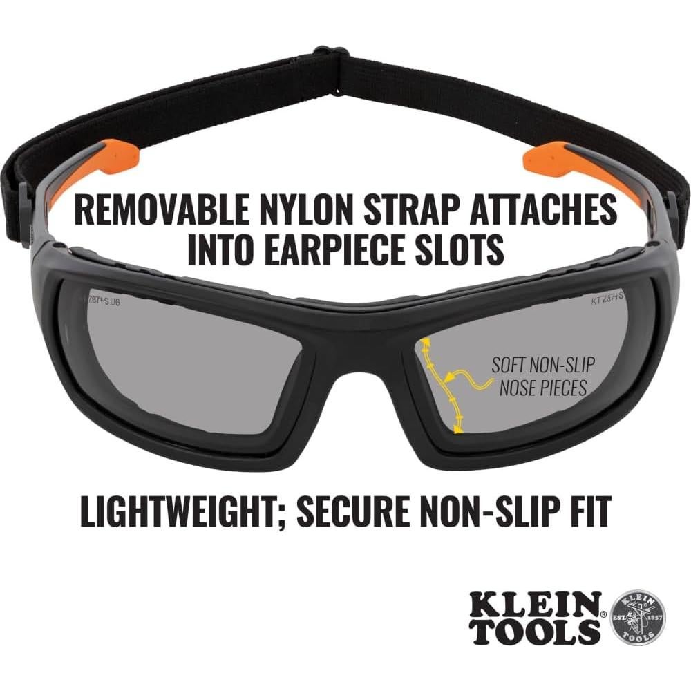 Gafas de Seguridad Klein Tools 60471, Lente Gris, Antivaho