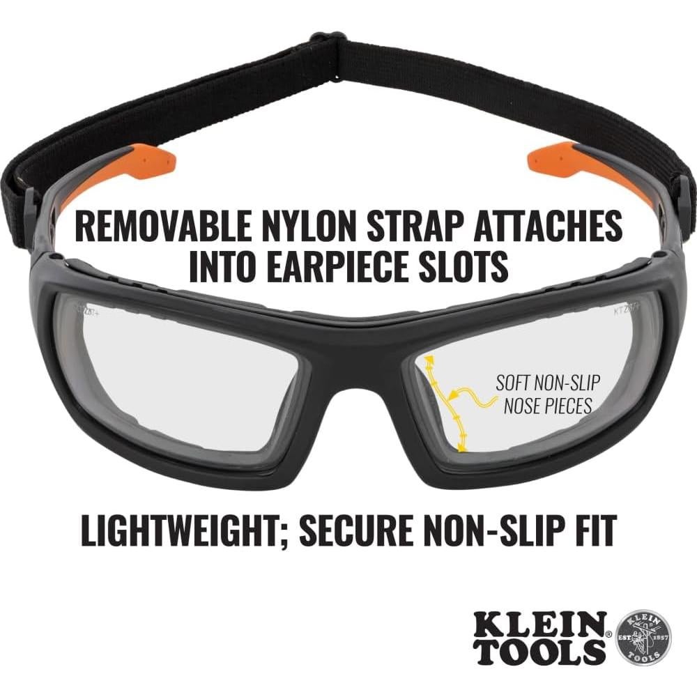 Gafas de Seguridad Klein Tools 60538, Antiempañante, UV