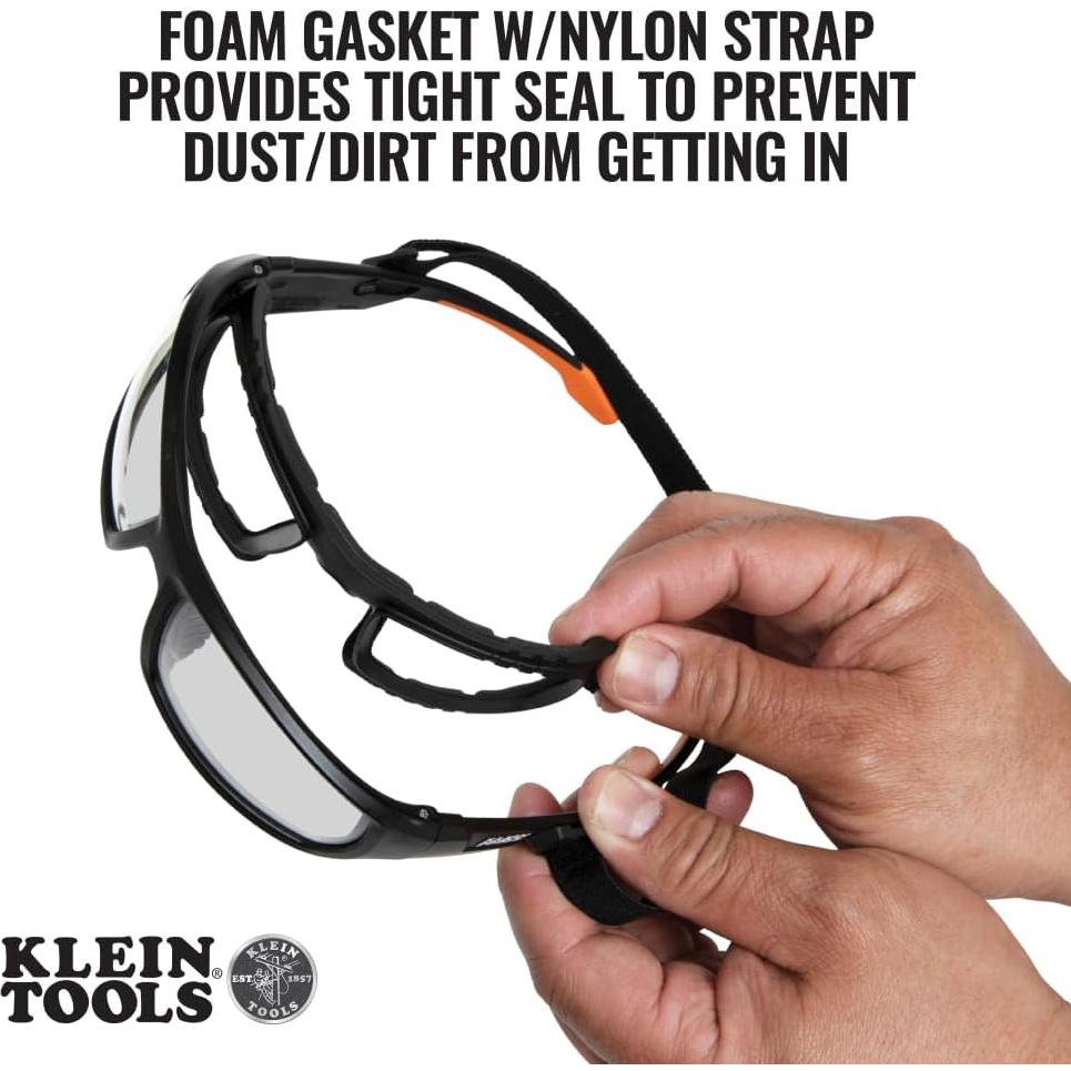 Gafas de Seguridad Klein Tools 60538, Antiempañante, UV
