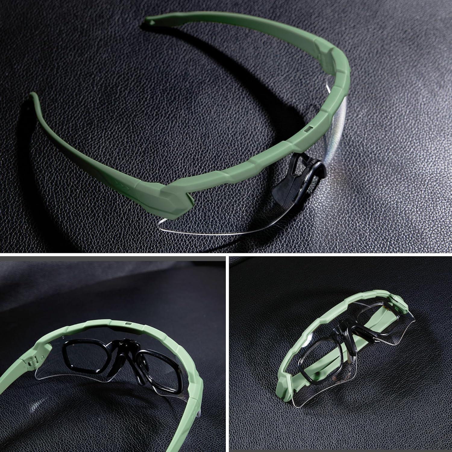 Gafas Tácticas Antivaho - 3 Lentes Intercambiables