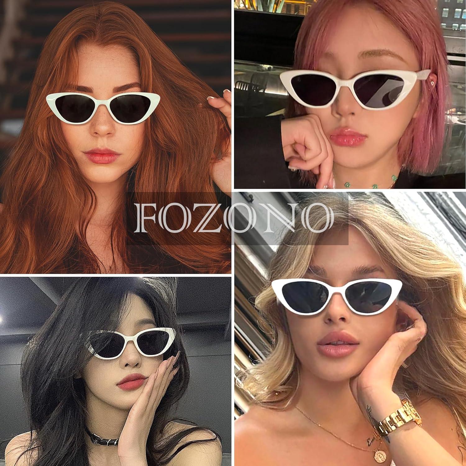 Gafas de sol Fozono ojo de gato UV400 estilo 90s