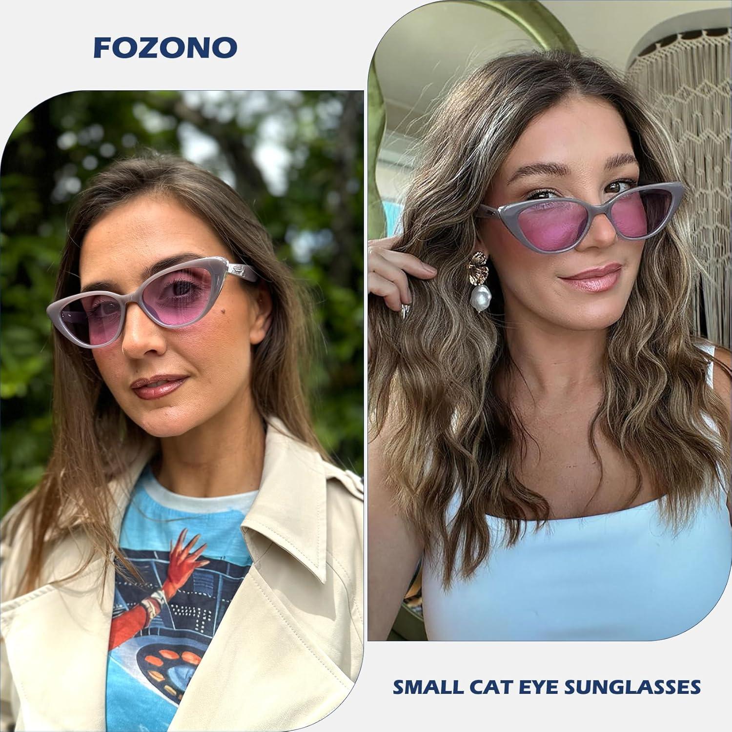 Gafas de sol Fozono ojo de gato UV400 estilo 90s