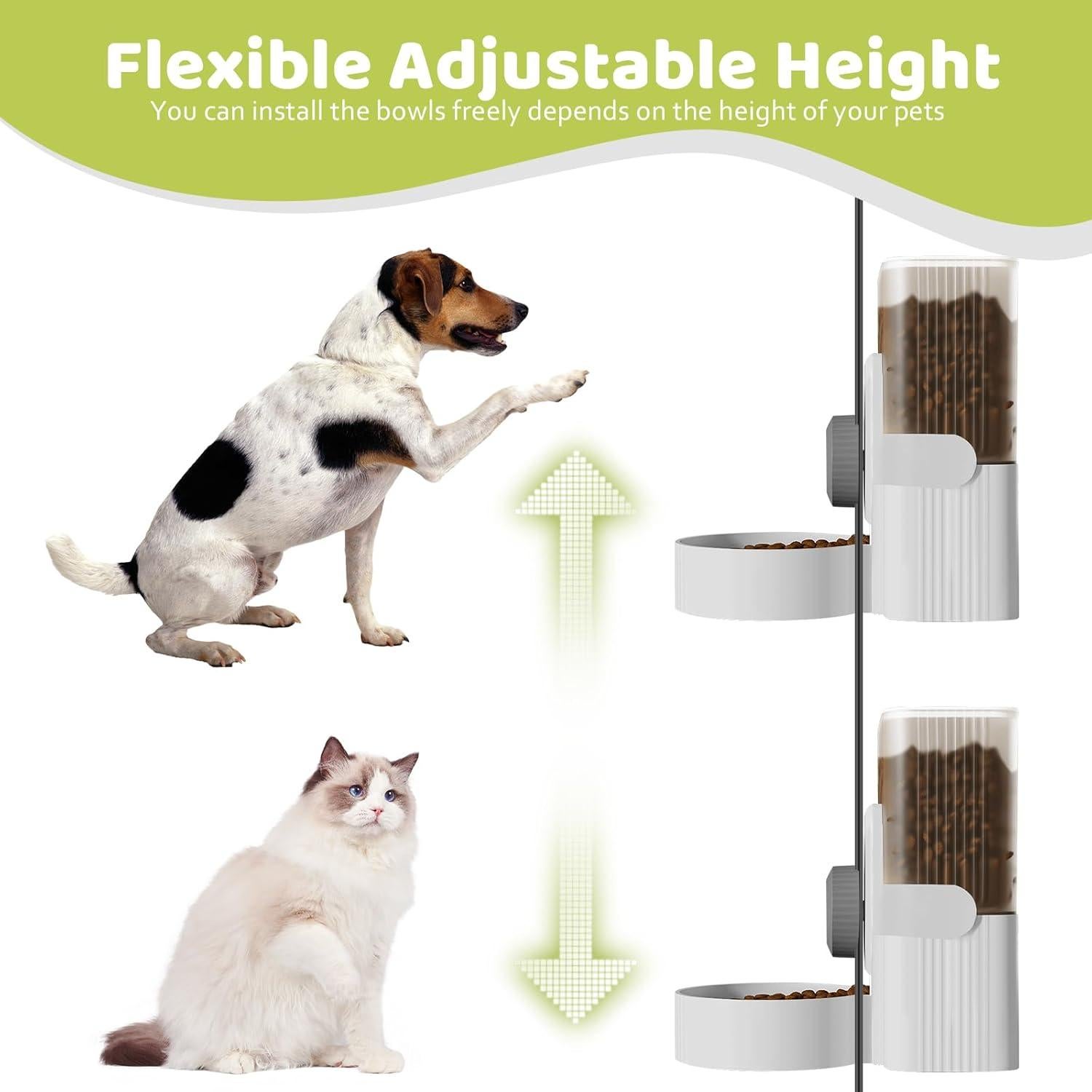 Dispensador Automático de Comida y Agua Yummy Sam 1L Gris