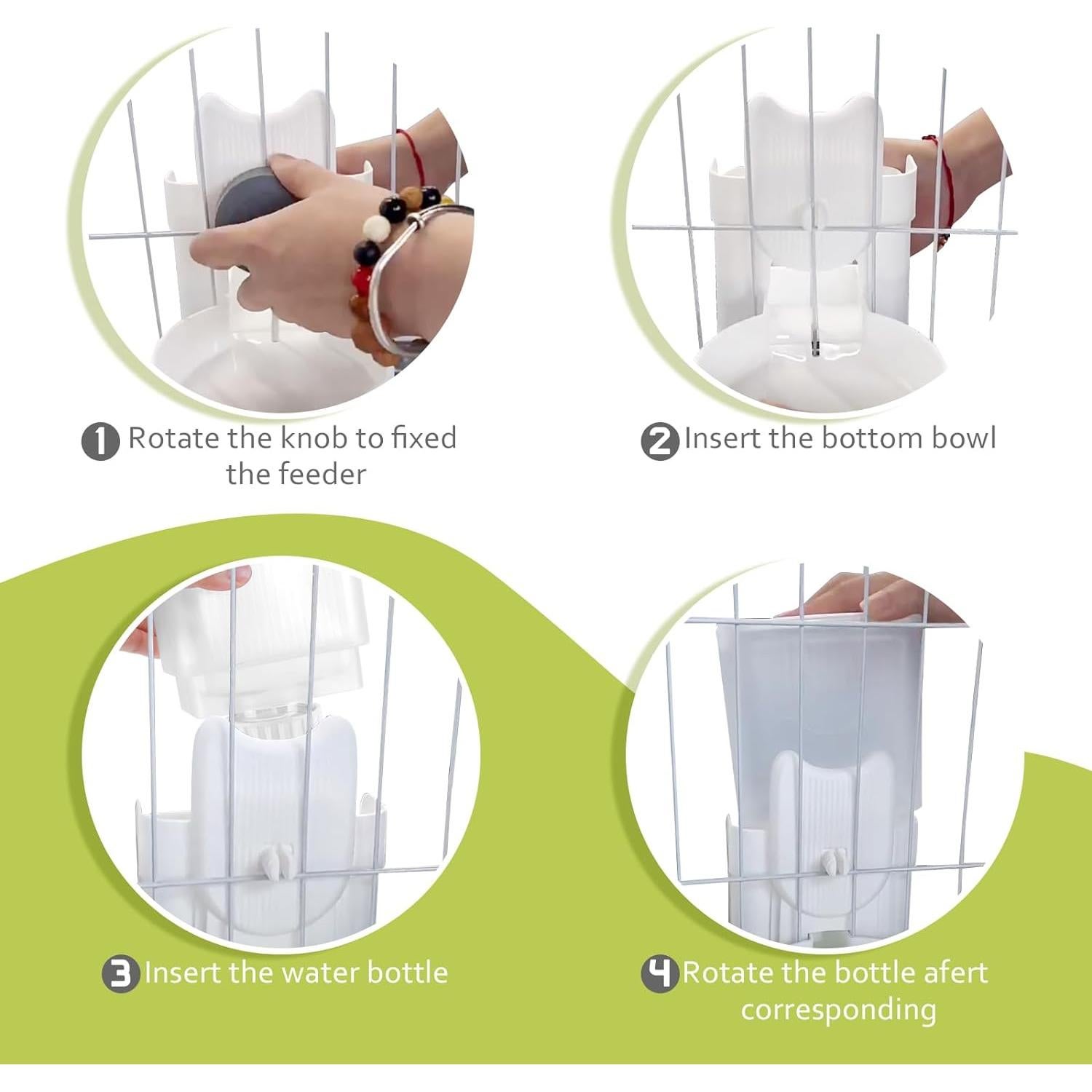 Dispensador Automático de Comida y Agua Yummy Sam 1L Gris