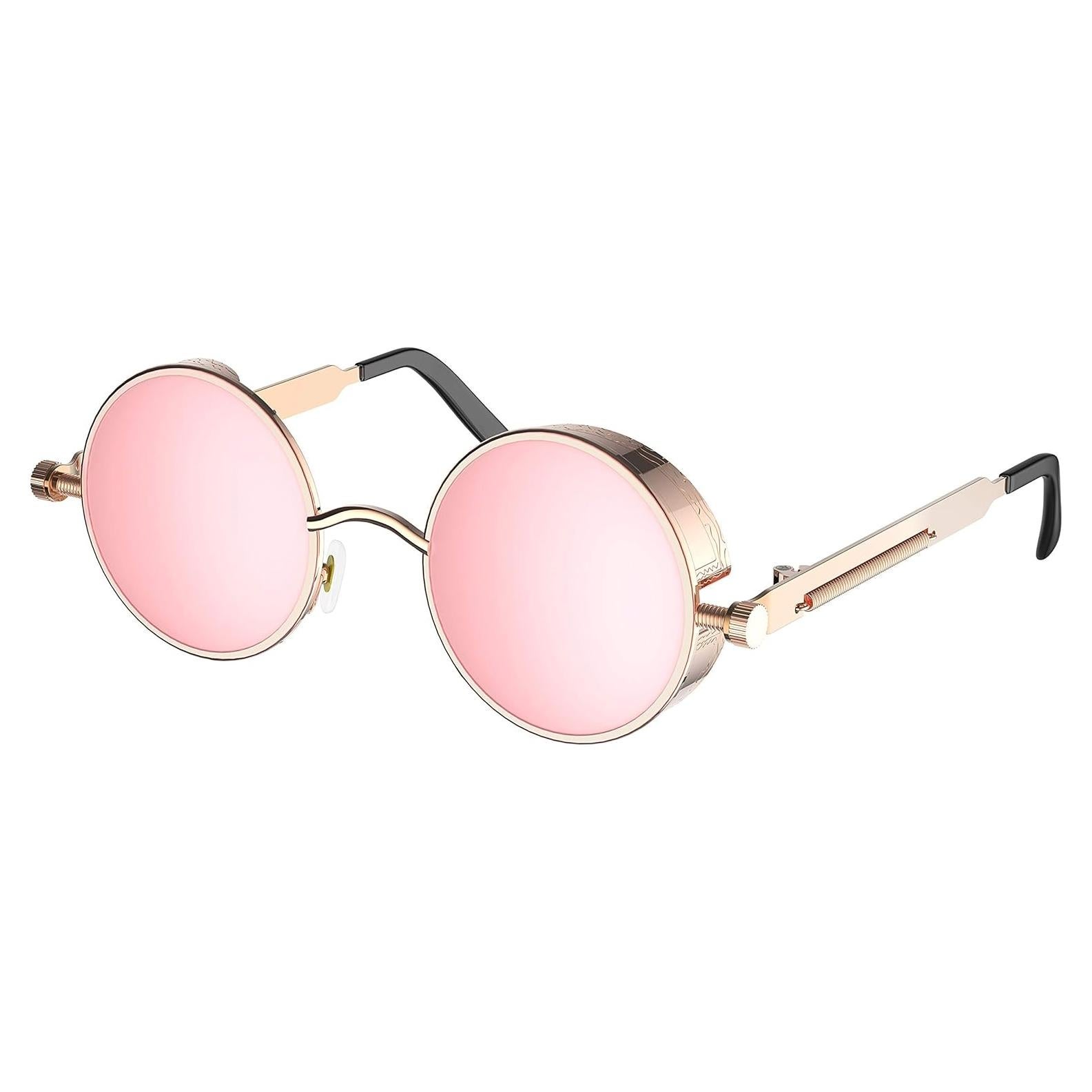 Gafas de Sol Steampunk Retro ProudDemon Redondas UV400