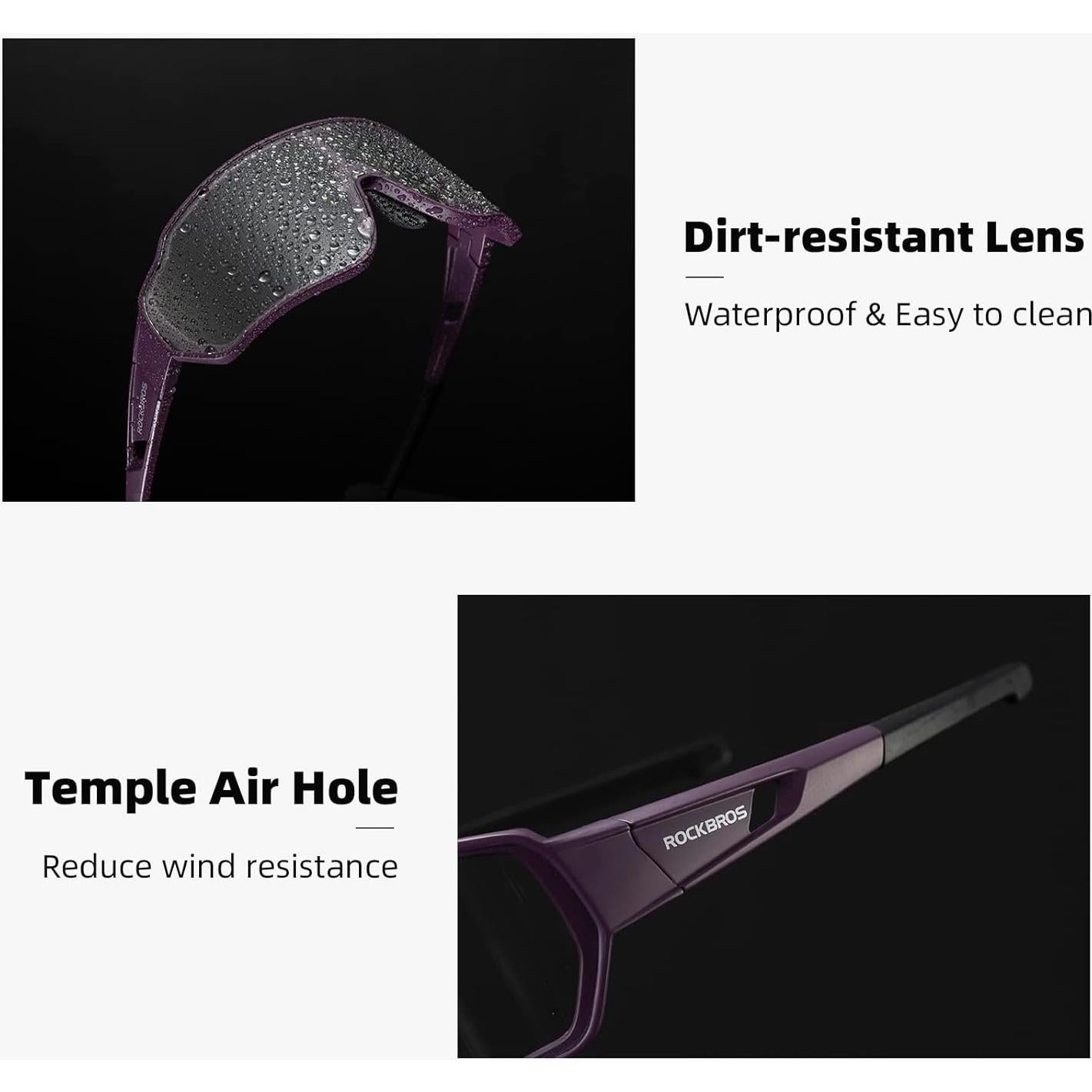 Gafas de sol fotocromáticas ROCKBROS UV400 para ciclismo