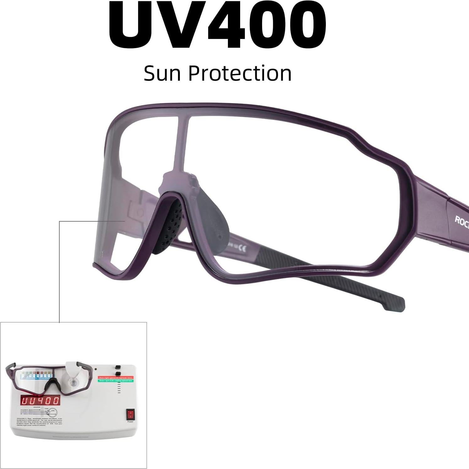 Gafas de sol fotocromáticas ROCKBROS UV400 para ciclismo
