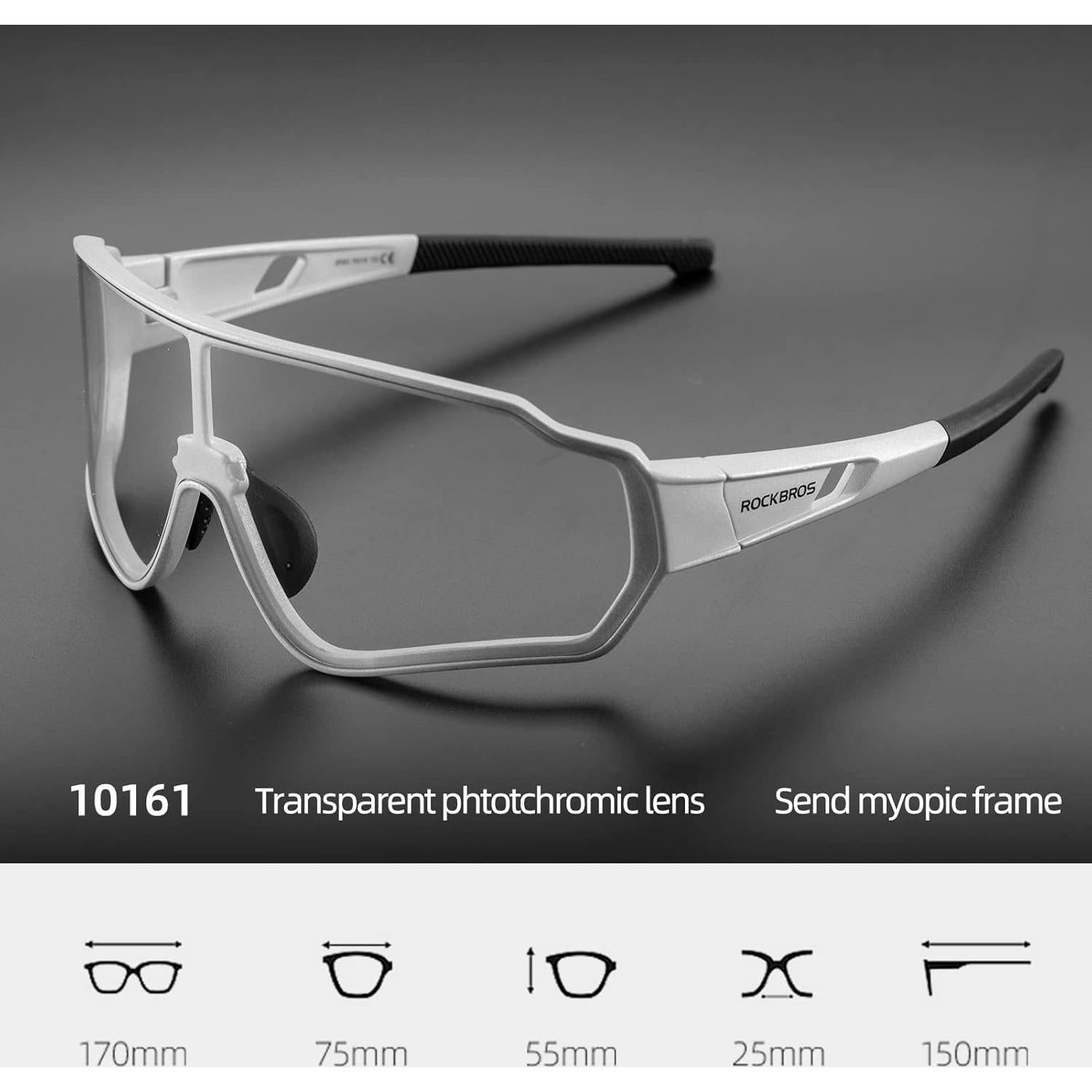 Gafas de sol fotocromáticas ROCKBROS UV400 para ciclismo