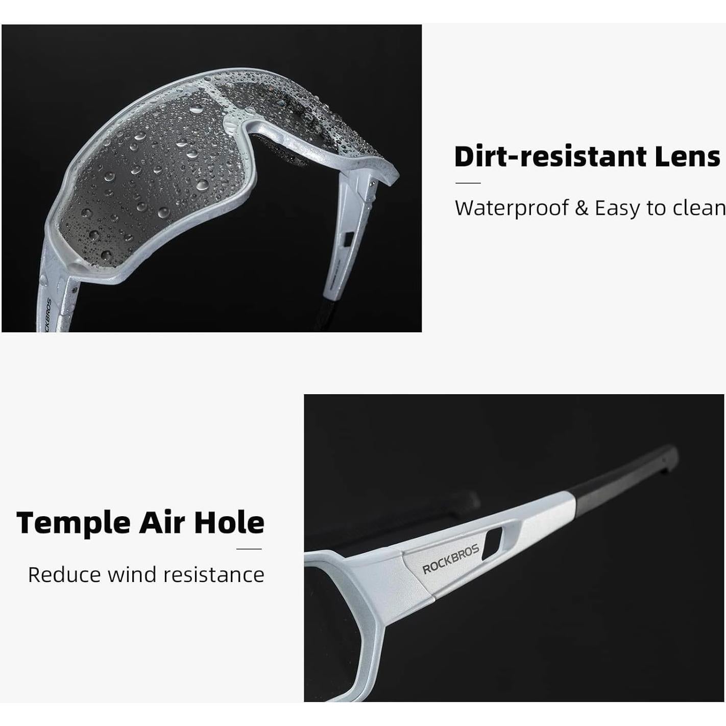 Gafas de sol fotocromáticas ROCKBROS UV400 para ciclismo