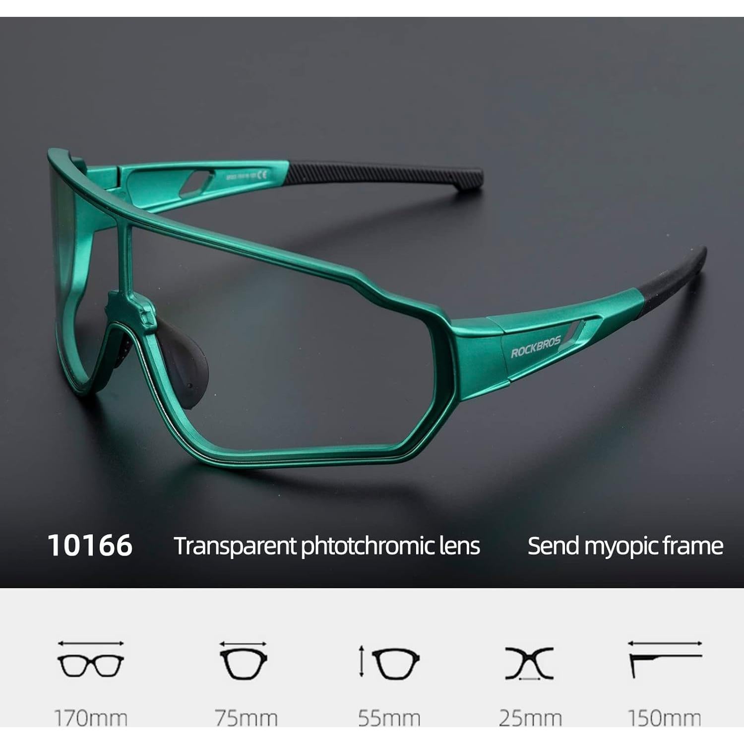 Gafas de sol fotocromáticas ROCKBROS UV400 para ciclismo