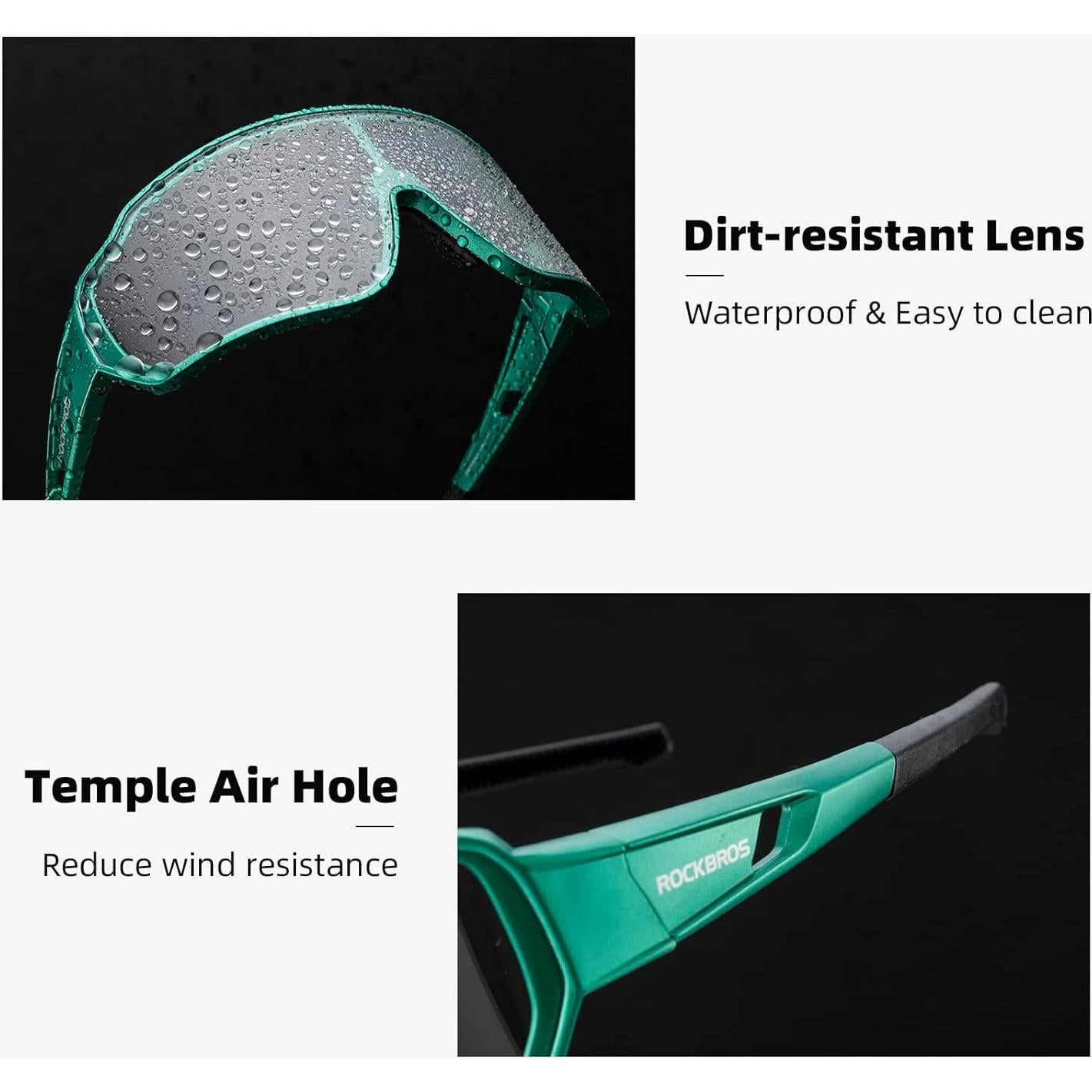 Gafas de sol fotocromáticas ROCKBROS UV400 para ciclismo