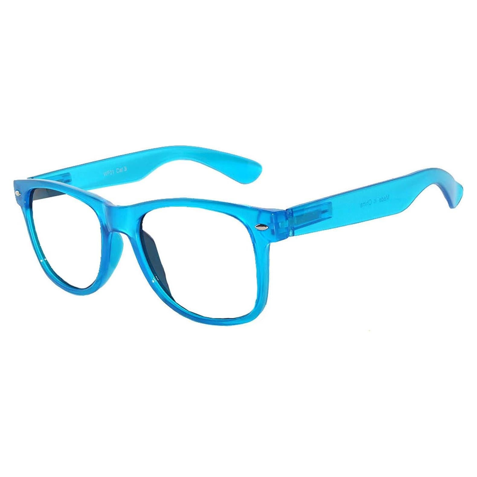 Gafas de Sol Retro Unisex OWL Azul Claro 55mm UV