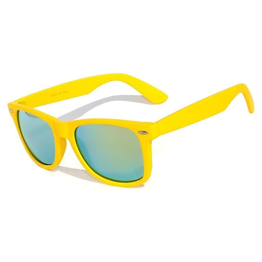 Gafas de Sol Retro OWL Espejo Amarillo UV 100%