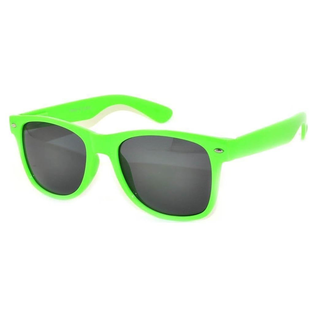 Gafas de Sol Retro OWL Unisex Verde Humo 55mm UV