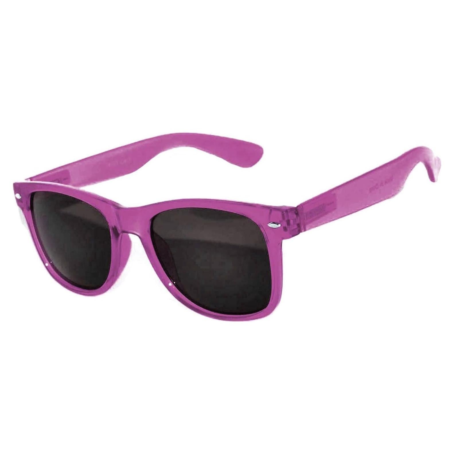 Gafas de Sol Retro OWL Unisex Morado Humo Brillante