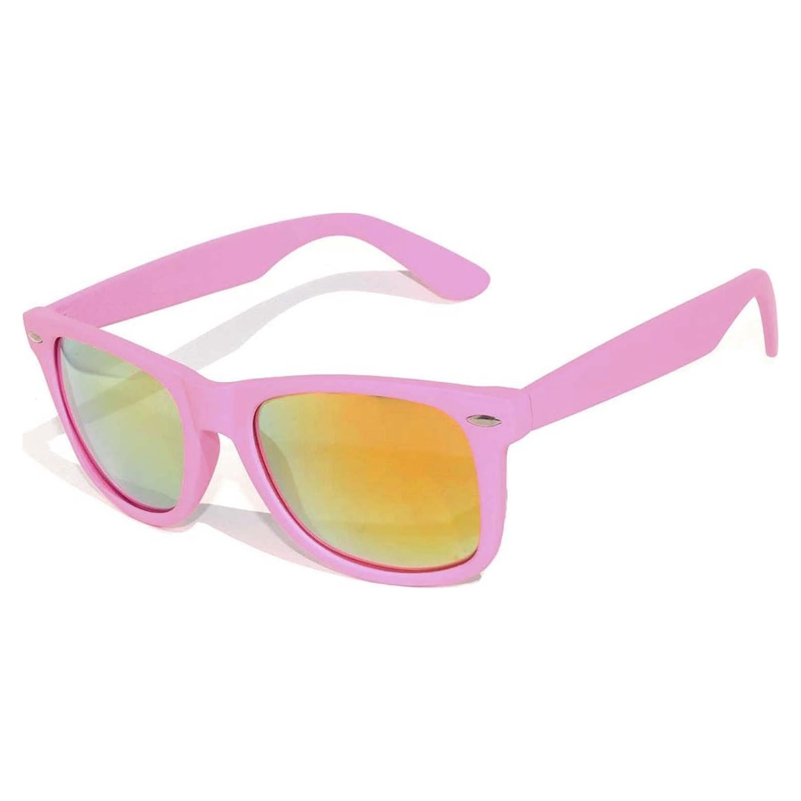 Gafas de Sol Retro Unisex OWL Color Rosa Espejo