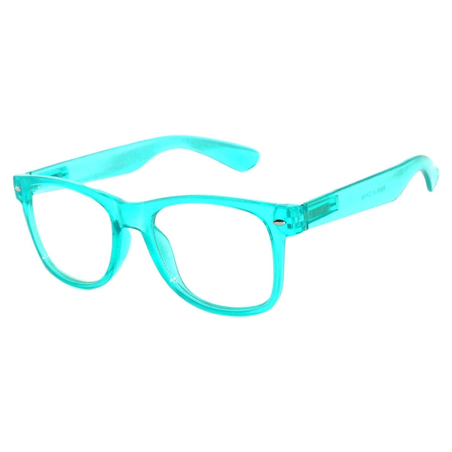 Gafas de Sol Retro Unisex OWL Turquesa Brillante