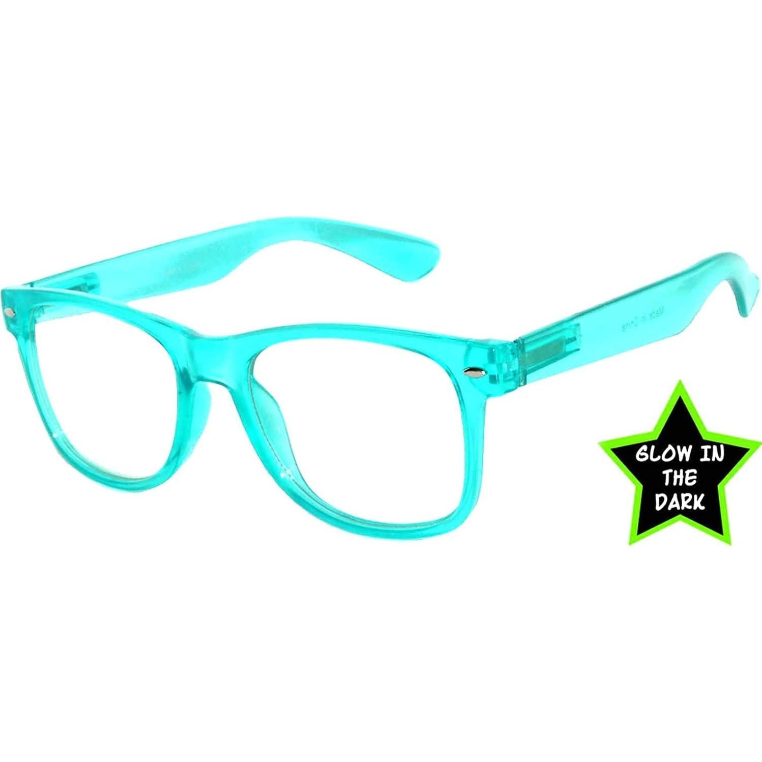 Gafas de Sol Retro Unisex OWL Turquesa Brillante