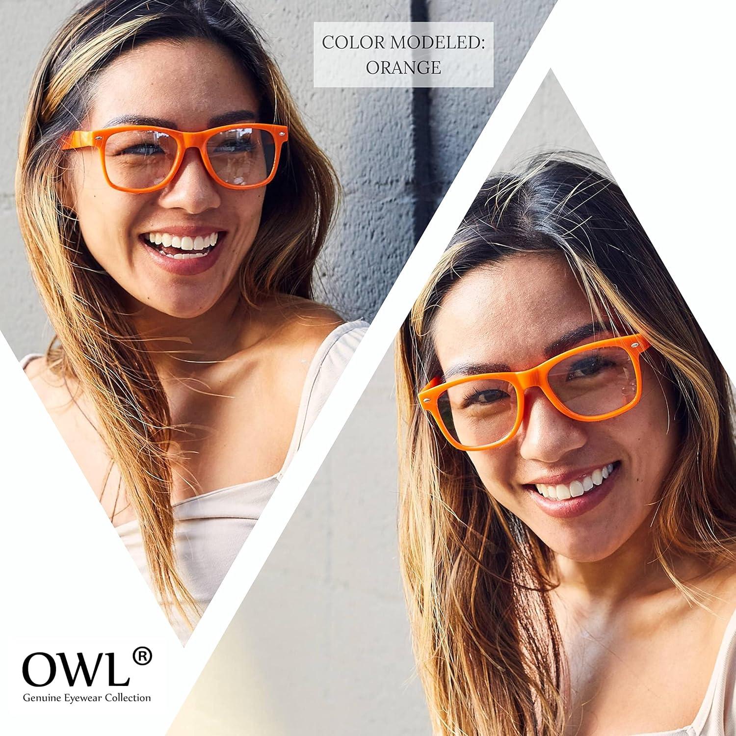 Gafas de Sol Retro Unisex OWL Rosa Bebé 55mm UV